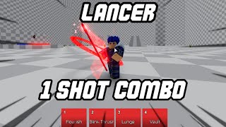 ABA LANCER 1 SHOT COMBO [upl. by Airdnal]