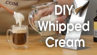 DIY whipped cream in 60 seconds [upl. by Ezri]