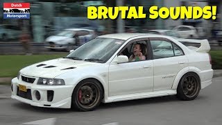 Mitsubishi Lancer Evo Compilation  BRUTAL Sounds [upl. by Middendorf]