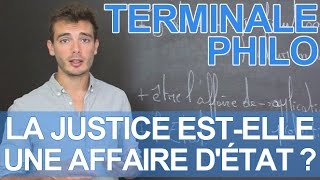 La justice estelle une affaire dEtat   Philosophie  Terminale  Les Bons Profs [upl. by Barris]