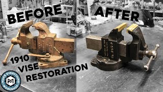 Vise Restoration  1910 Chas Parker 205P [upl. by Laeynad]