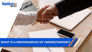 What is a Memorandum of Understanding MOU [upl. by Enoryt839]