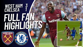 WEST HAM SMASH CHELSEA West Ham 31 Chelsea Highlights [upl. by Siloa]