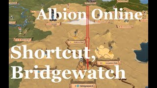 Albion Online  Caerleon to Bridgewatch fast almost safely [upl. by Kcir615]