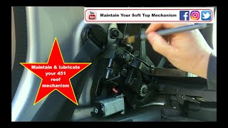 How To Service Your Smart Car Convertible Roof Mechanism [upl. by Hermon236]