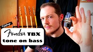 How a Fender TBX tone control works on bass [upl. by Salahcin286]