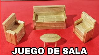 como hacer muebles para maquetas [upl. by Finnie]