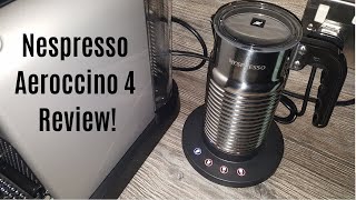 Nespresso Aeroccino 4 Milk Frother Review  Worth upgrading from the Aeroccino 3 [upl. by Artcele89]