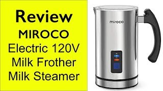 Review Miroco Milk Frother  How to make froth milk at home [upl. by Fong]