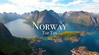 Top 10 Places To Visit In Norway [upl. by Brien]