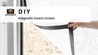 DIY  Magnetic Insect Screen super easy [upl. by Mather]