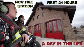 First 24 Hours in a New Fire Station  A Day in the Life [upl. by Neivad]