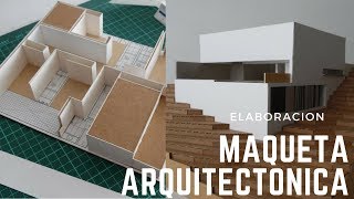 COMO SE HACE una MAQUETA de Arquitectura PARTE 1 [upl. by Jump]