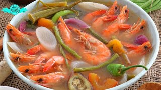 Delicious Sinigang na Hipon Filipino Sour Tamarind Shrimp Soup by Foxy Folksy [upl. by Keppel]