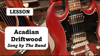 Acadian Driftwood Tutorial Lesson Guitar Standard Tuning  Ed Hickey [upl. by Iggy]