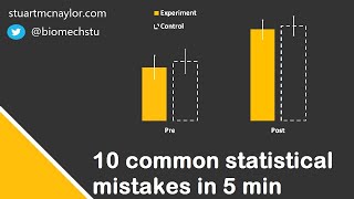 Ten Statistical Mistakes in 5 Min [upl. by Sucramaj]