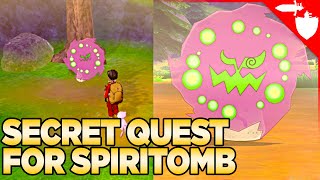 The Secret Quest for Spiritomb  Gen 4 Reference  Pokemon Sword and Shield DLC Crown Tundra [upl. by Godric579]