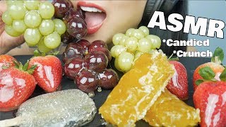 ASMR CANDIED FRUITS Tanghulu HONEYCOMB  ALOE VERA CRACKLING EATING SOUNDS No Talking  SASASMR [upl. by Renat]