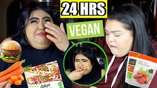 We Tried being Vegan for 24 Hours [upl. by Ycnahc411]