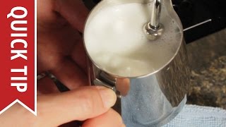 How to AutoFroth Milk for Lattes [upl. by O'Driscoll426]