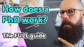 How does a PhD work The FULL guide [upl. by Annahahs722]