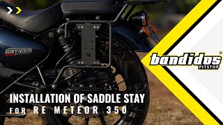 Saddle stay installation for RE Meteor 350 [upl. by Louth]