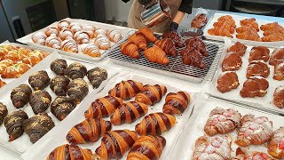 Amazing The Process of Making Various Croissants  Korean Food ASMR [upl. by Aroved]