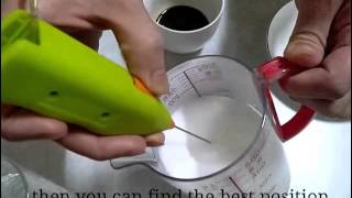 How To Make Latte Art with Mini Milk Frother [upl. by Miguel]