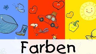 💡 Farben  Kinderlieder zum Lernen [upl. by Oicneconi]