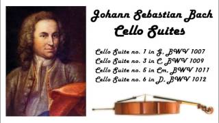 Johann Sebastian Bach  Cello suites in 432 Hz great for reading or studying [upl. by Llerral]