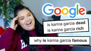 Googling Myself Karina Garcia awkward [upl. by Brennen]